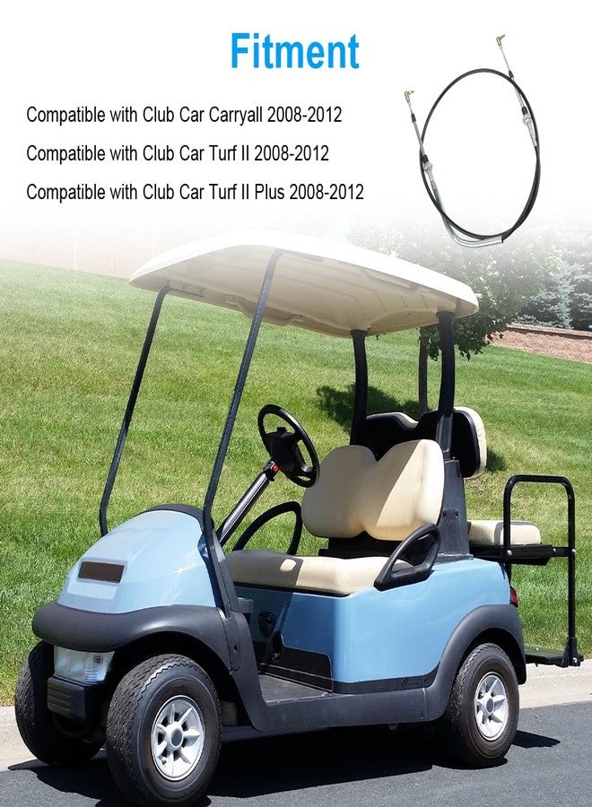 WMPHE Transmission Shift Cable 73" Forward Reverse Shifter Cable for Golf Cart Replacement for 1015409 1015398-01 Compatible with Club Car Carryall Turf II Plus 2008-2012 - Image 2