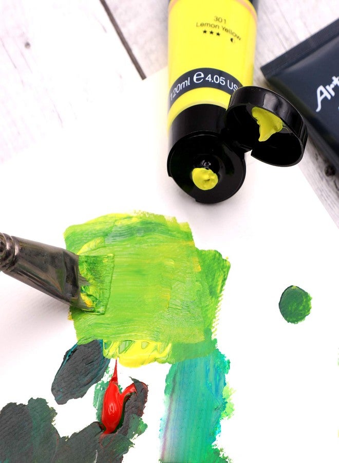 Artecho Acrylic Paint, Sage Green (120ml / 4.05oz) Tubes, Art Craft Paints for Canvas Painting, Rock, Stone, Wood, Fabric, Art Supplies for Professional Artists, Adults - Image 4