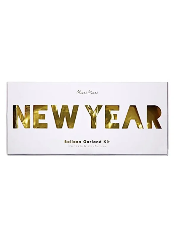 Meri Meri Gold New Year Balloon Garland