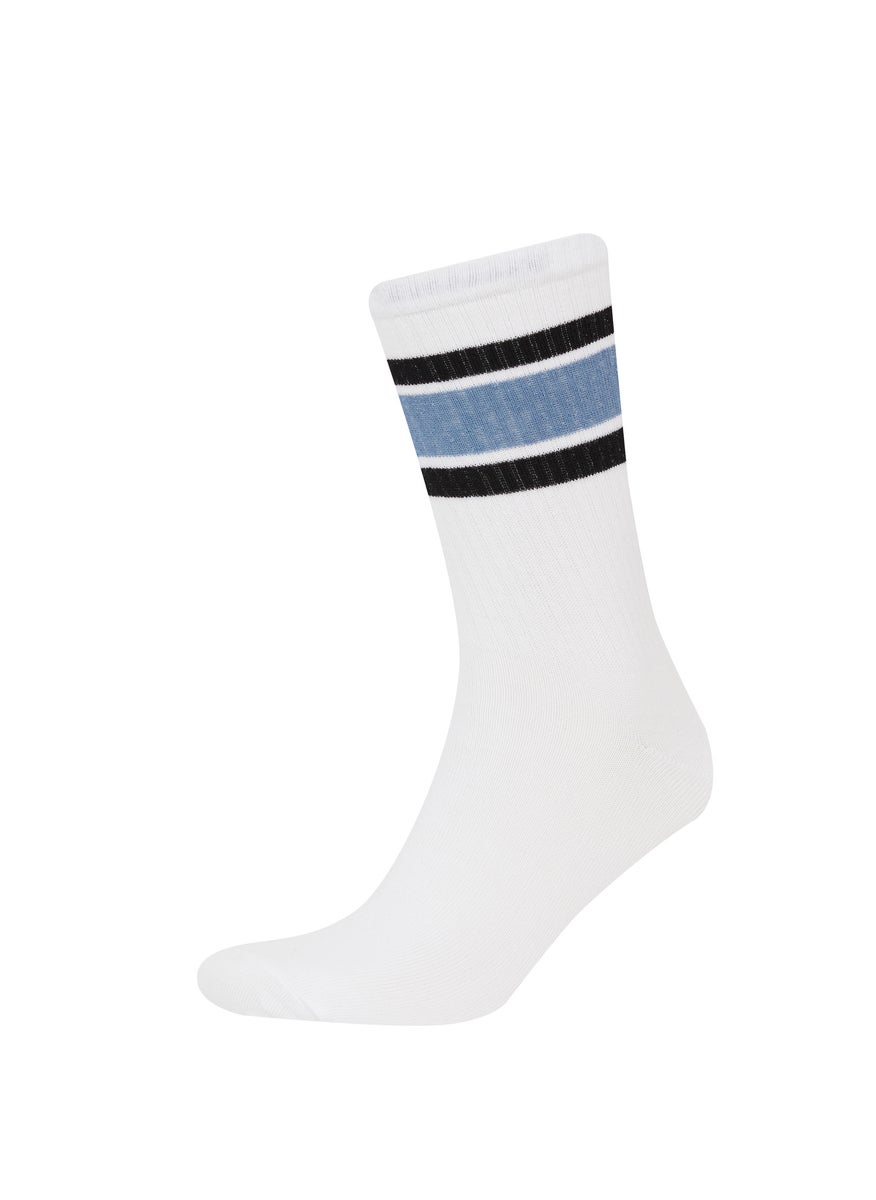 Man Man Comfortable Elastic 3 Piece Cotton Long Socks