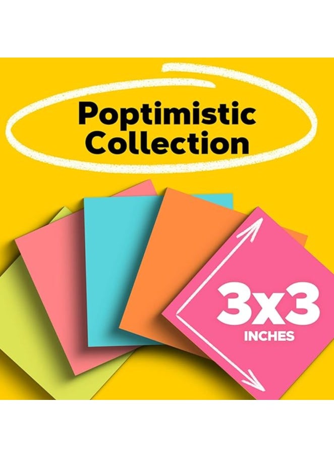Post It - Post-it Notes Neon Colors 654-5PK3 x 3 in (76 x 76 mm), 5 pads/pack | Assorted Colors | Sticky Notes | For Note Taking, To Do Lists and Reminders | Clean Removal | Recyclable | 100 sheets/pad - Image 1