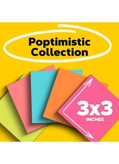 Post It Post-it Notes Neon Colors 654-5PK3 x 3 in (76 x 76 mm), 5 pads/pack | Assorted Colors | Sticky Notes | For Note Taking, To Do Lists and Reminders | Clean Removal | Recyclable | 100 sheets/pad  - Image 2