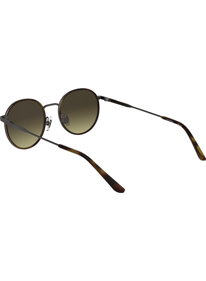 CALVIN KLEIN FULL RIM METAL ROUND CALVIN KLEIN SUN CK25101S N 5020 (240) HAVANA - Image 3