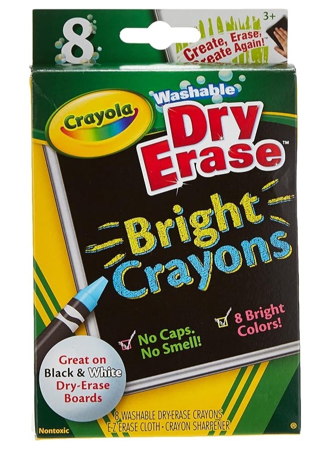 Crayola Dry Erase Crayons, Multi-Colour