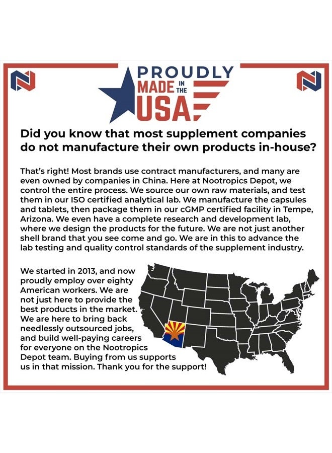 Nootropics Depot Hesperidin Capsules | 500mg | 60 Count | 90% Extract | Citrus aurantium | Supports Metabolic Function + Cardiovascular Health - Image 4