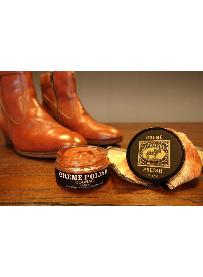 Bickmore Cream Shoe Polish, Cognac, 2 oz - Image 2