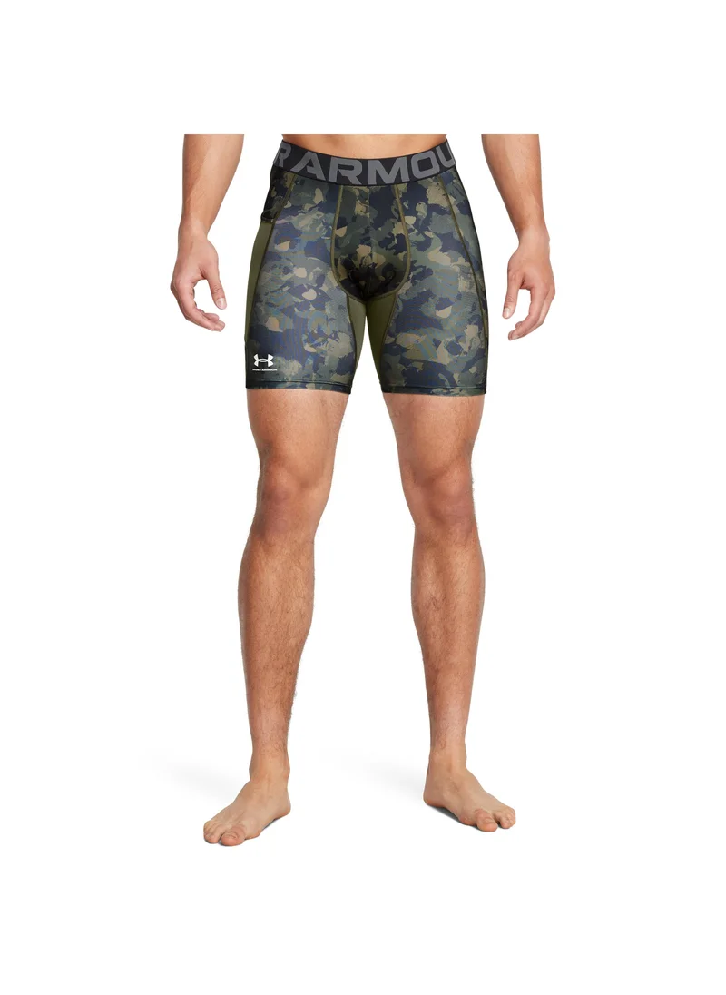 اندر ارمور Heatgear Armour Printed Compression shorts