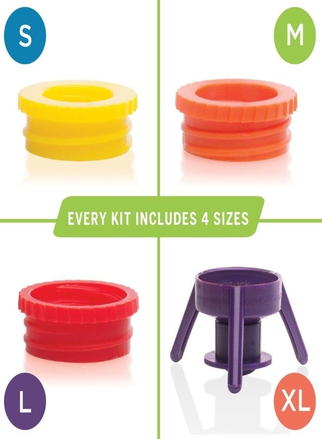Flip-It! Professional Bottle Emptying Kit – 6-Pack Bundle – Kitchen & Bathroom Liquid Transfer System – Complete with Base Caps & Adapters - Image 3