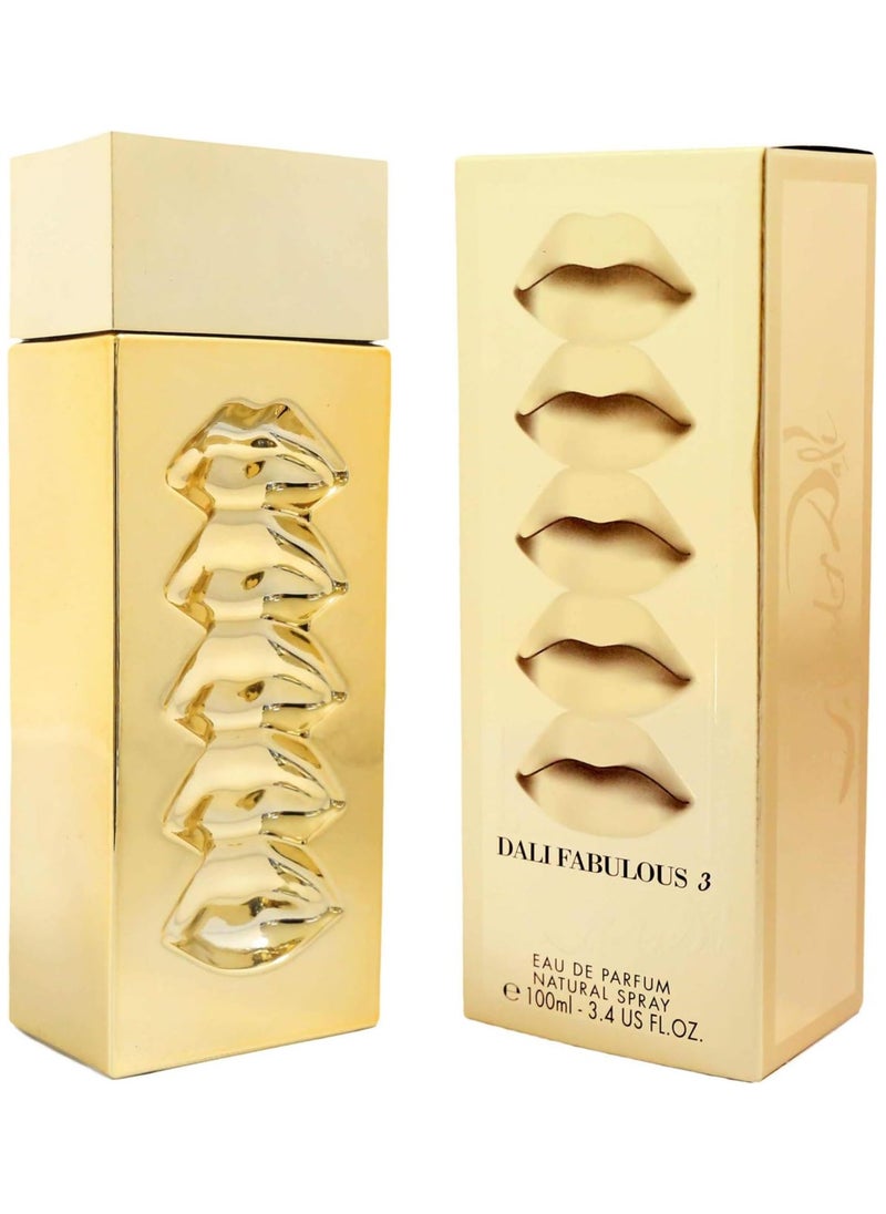 Salvador Dali - Salvador Dali Dali Fabulous 3 for Unisex 100ml - Eau de Parfum - Image 1