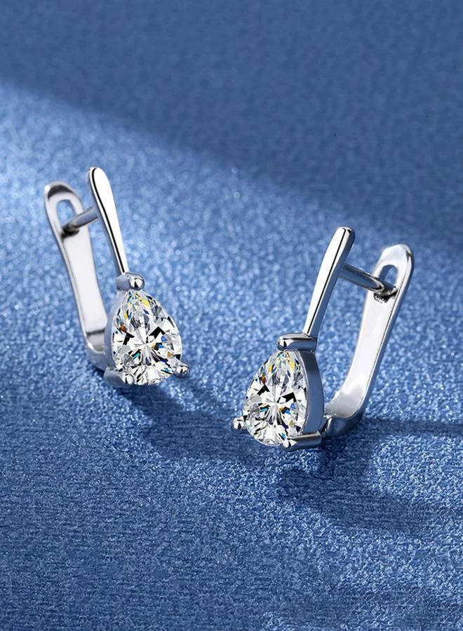 Take Two Rhinestone Waterdrop Earrings