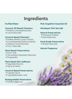 puracy Puracy Shampoo & Body Wash for Children - Perfect Skin, Pure Ingredients - with 12 Fruit & Vegetable Extracts for Silky Smooth Skin, Gentle Lavender Chamomile, 98.8% from Mother Nature 48 fl oz  - Image 4