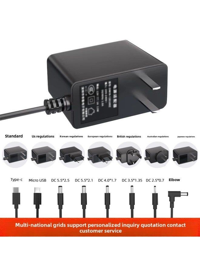 DC12v Power Supply Small Household Appliances Side Plug Power Adapter In The United States, And Britain 12v2a/3a/4a/5a/6a Power Supply-Color:12v6a/72w-Specifications:Medium Type-c - Image 3