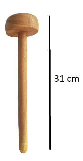advancedestore Wooden Hand Masher/Dal/Lassi Ghotni (Pack of 1) - Image 2