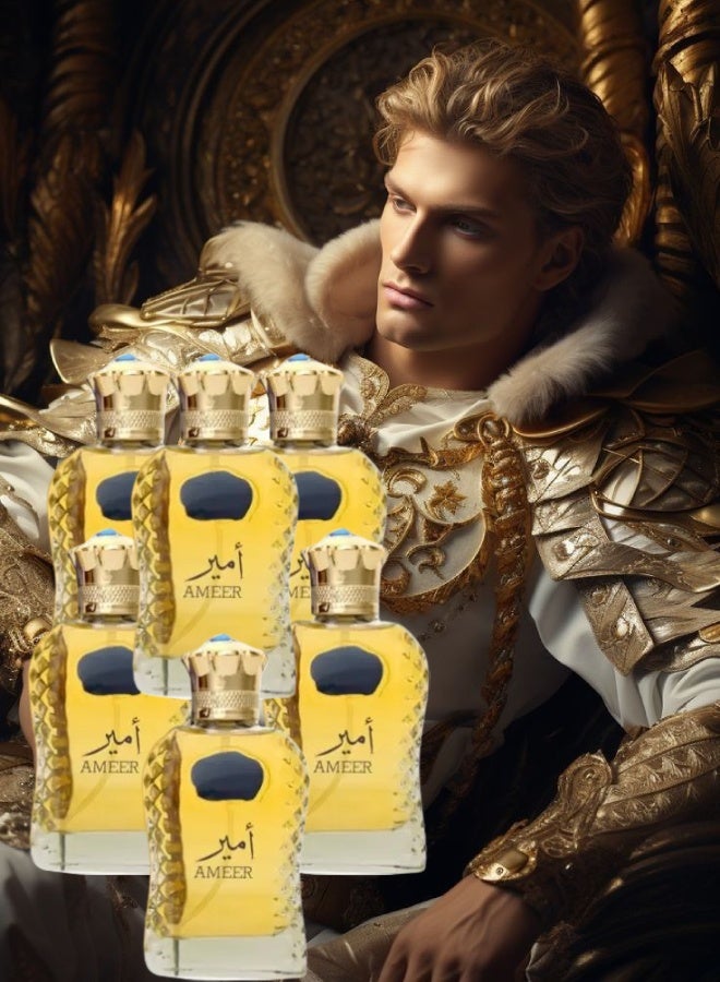 مناسك 6 قطع عطر امير 100مل - Image 1