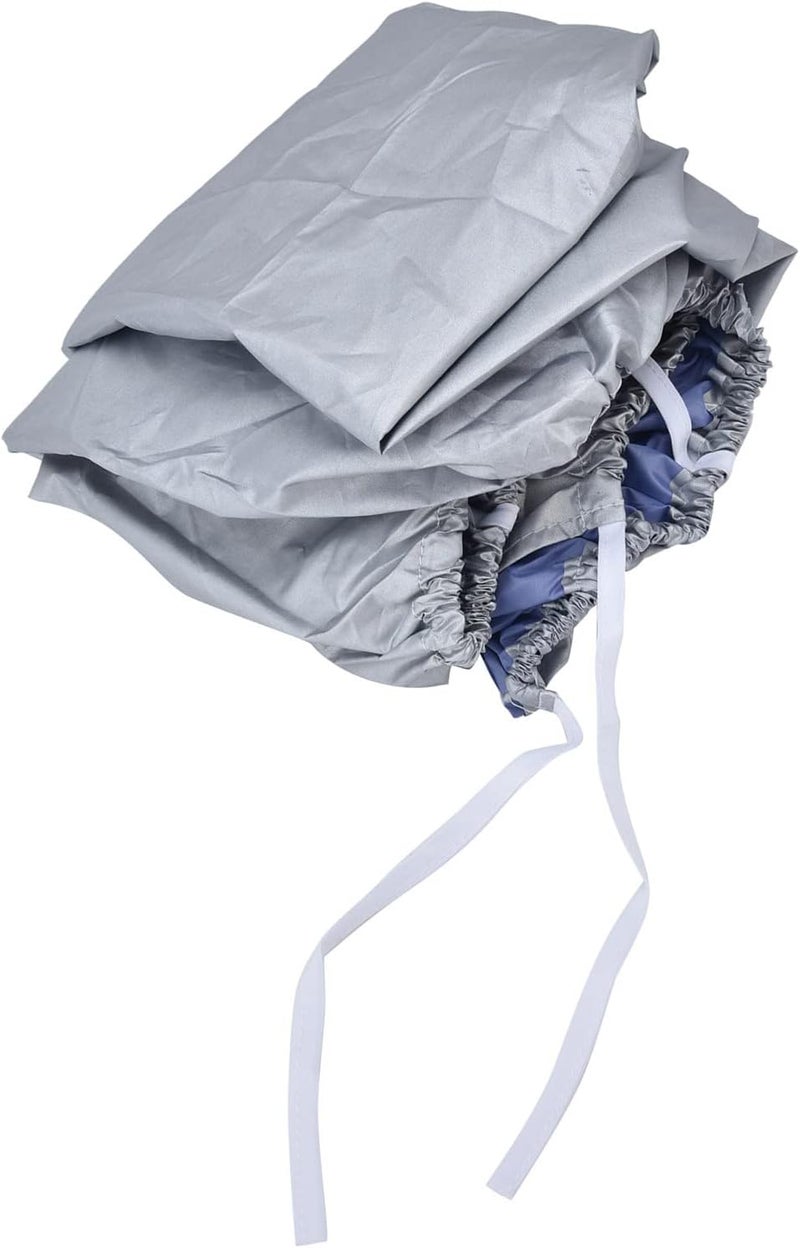 RIZGHWOY Outdoor AC Unit Cover, Waterproof, Silver, Polyester, 3 Sizes 80-94 cm, Anti Dust, Sunproof - Image 1