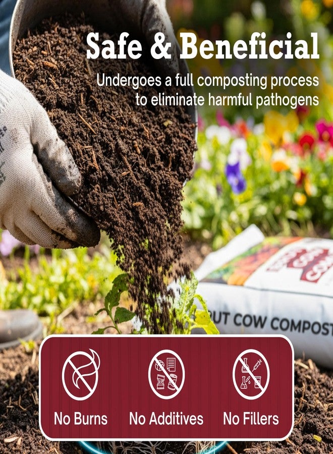 BRUT WORM FARMS Cow Compost - 10 Quart - Nutrient-Rich Fertilizer for Thriving Gardens - Safe, Pure, and Effective - Image 3