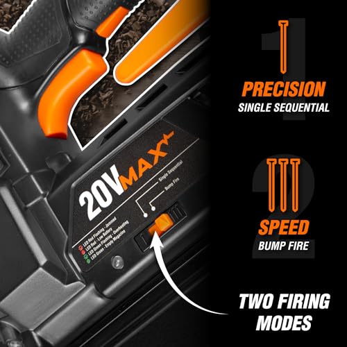 WEN 20V Max Cordless 18-Gauge Brad Nailer with 2.0Ah Battery and Charger (20512) - Image 4