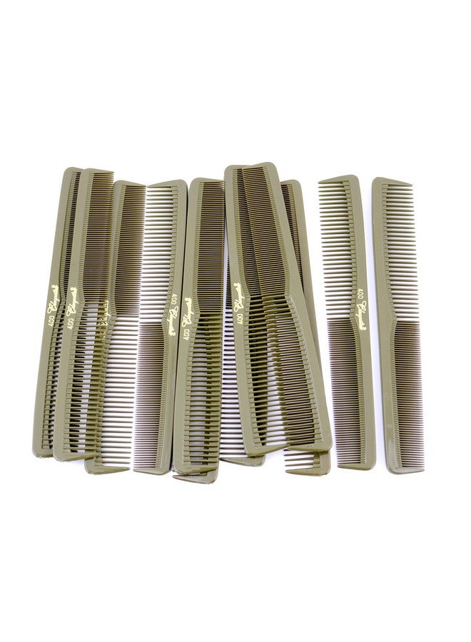 Krest 7 Inch All Purpose Hair Comb. Hair Cutting Combs. Barber’S & Hairstylist Combs. Olive. 12 Units. - Image 4