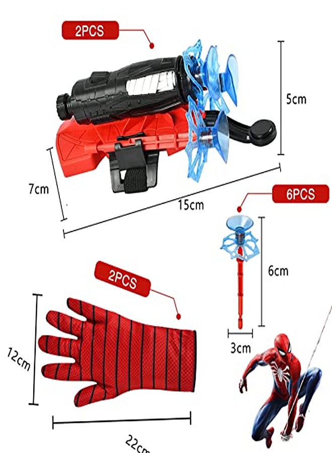 2 Sets of Launcher Gloves, Spider Gloves Child, Spider Web Launcher Glove, Hero Launcher Glove, Hero Launcher Glove - Image 2