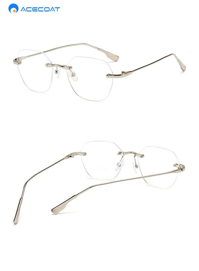 ACECOAT High Tech Blue Light Glasses - Advanced 99% Blue Light Blocking Computer Glasses - Anti Eyestrain & UV Glare Protection  - Image 2