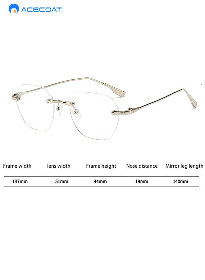ACECOAT High Tech Blue Light Glasses - Advanced 99% Blue Light Blocking Computer Glasses - Anti Eyestrain & UV Glare Protection  - Image 3