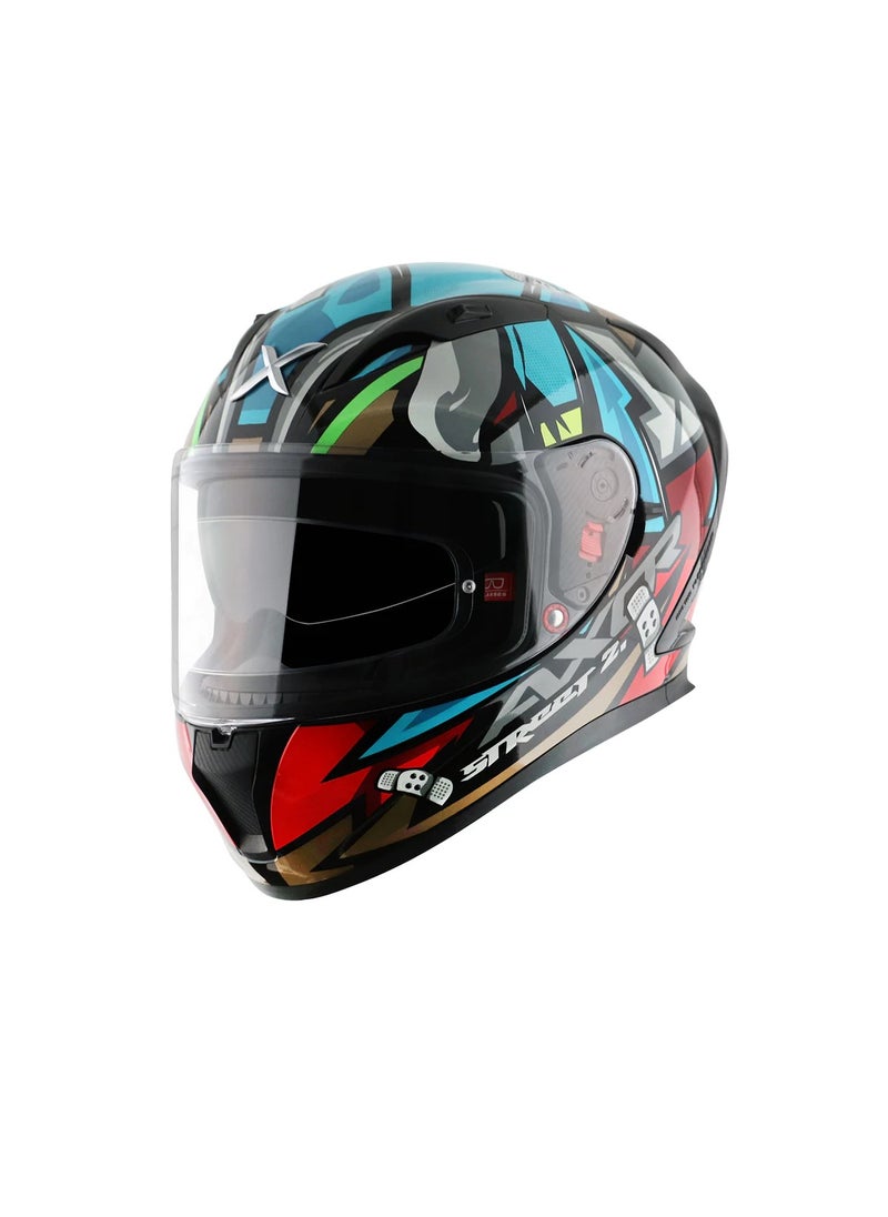 AXOR STREET BOBBY HEX BLUE RED - M  - Image 2