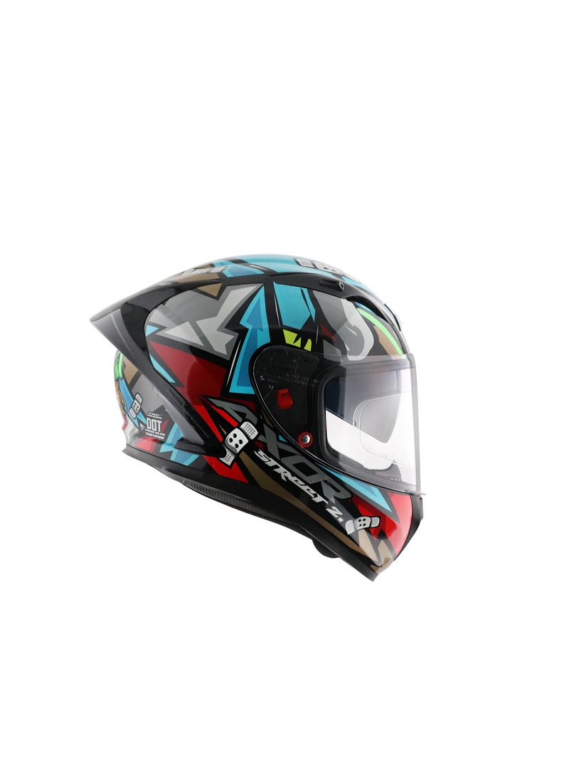 AXOR STREET BOBBY HEX BLUE RED - M  - Image 5