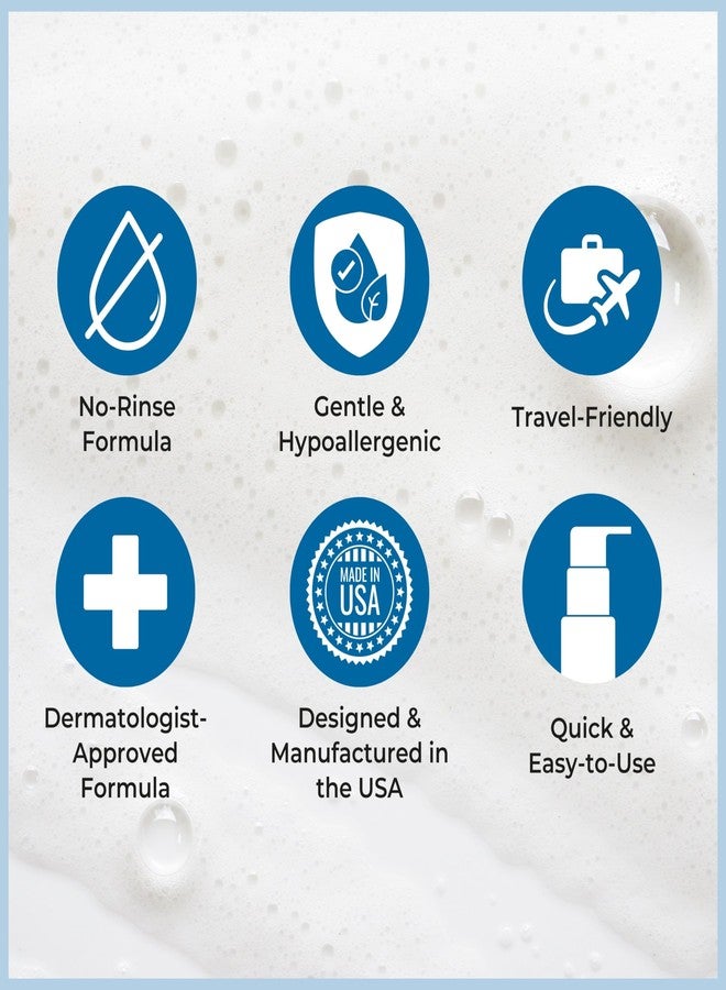 Nurture Valley Nurture Rinse Free Waterless Foaming Cleanser | Women, Camping, Elderly & Hospital Care | Waterless Shower & Bath Wash w/Aloe for Sensitive Dry Skin - Image 5