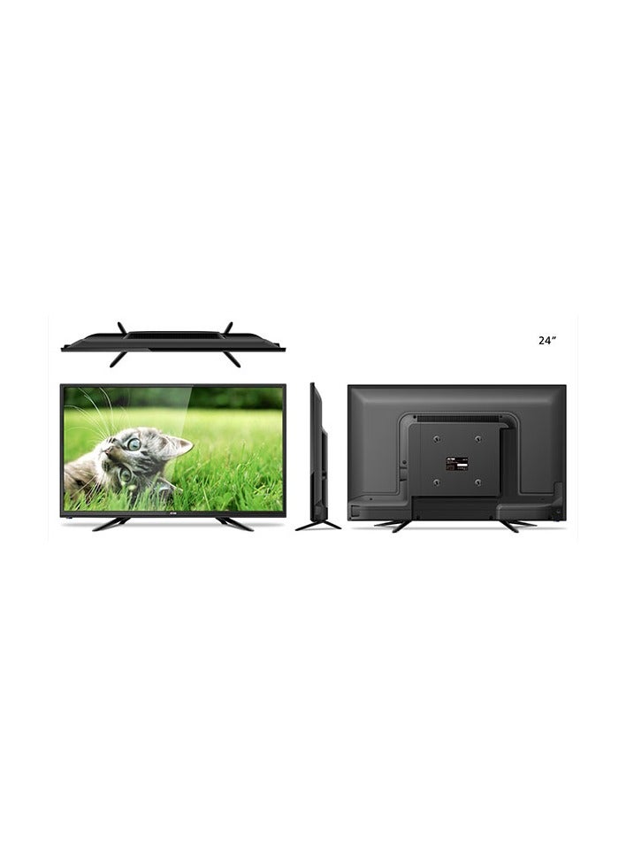 Arrow 24-inch Standard TV, HD Ready, 1366x768 Resolution, 60Hz Refresh Rate, Stereo Sound, Wireless Display, 2 HDMI, 2 USB, Wall Mount | Model: RO-24LP - Image 4