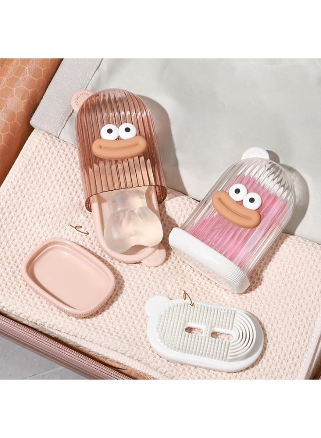 Travel-Friendly Leakproof Soap Box with Drain Tray – Portable Soap Container - Image 4