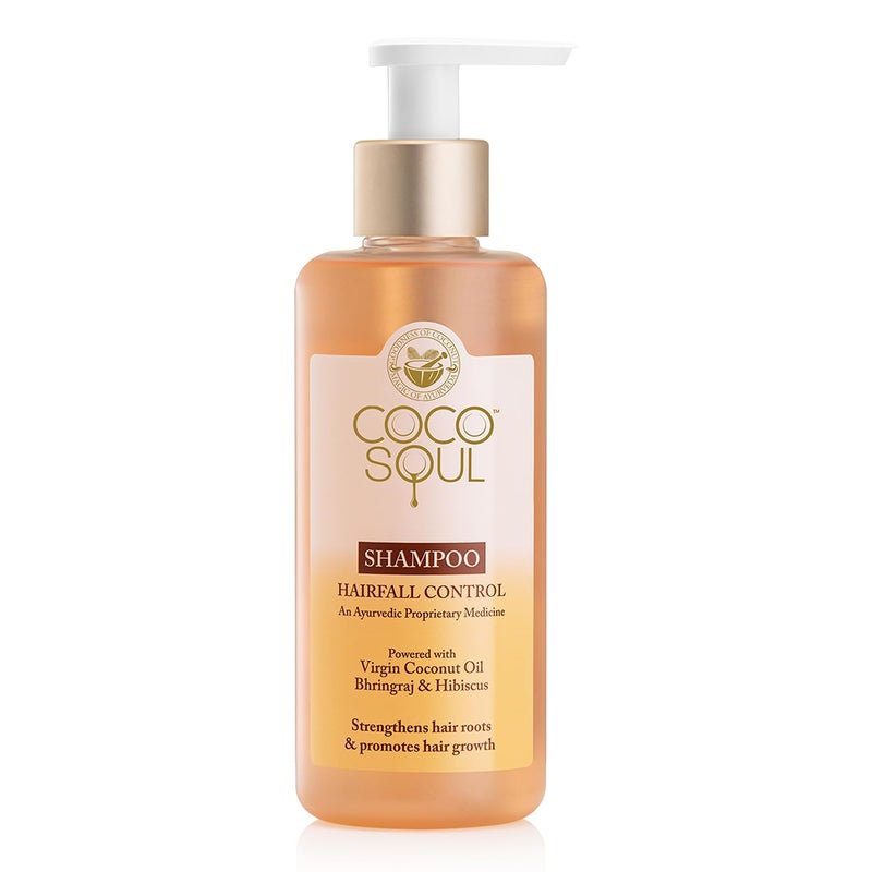 Coco Soul Hair Fall Control Shampoo with Ayurvedic Medicine | 100% Cold Pressed Virgin Coconut | Bhringraj & Hibiscus | Sulphate & Paraben Free | From Makers of Parachute Advansed | 200 ml - Image 2