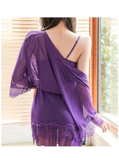 Sunlu women Sling Underwear Net Yarn Lace Pajamas with Chest Pad  - Image 3