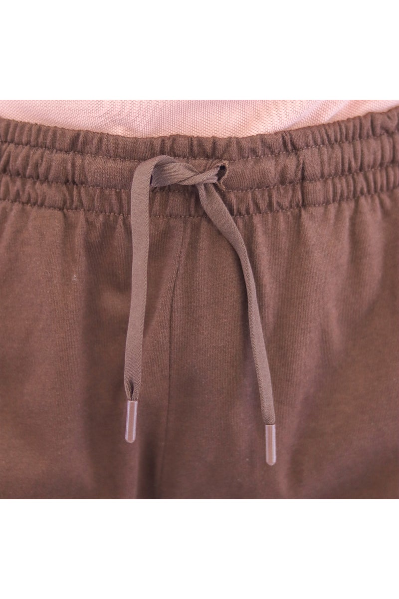 GIORDANO Brown Cotton Jersey Shorts for Men - Image 4