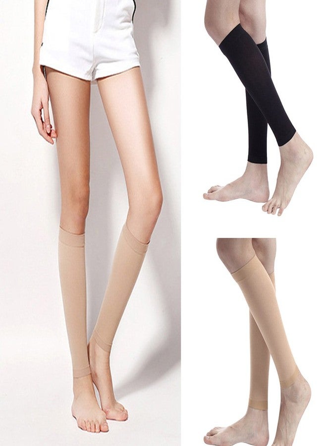 MEJORMEN Compression Knee High Leg Socks Calf Sleeve 30-40 mmHg for Women Varicose Veins - Image 2
