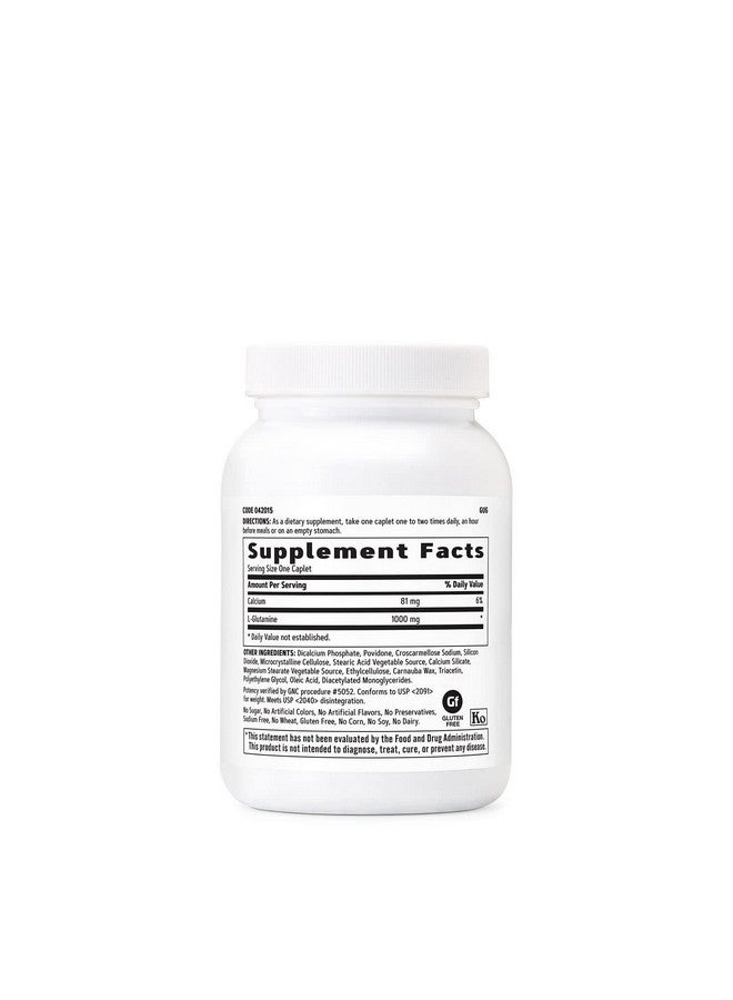 GNC L Glutamine 1000 Mg 100 Vegetarian Caplets - Image 3