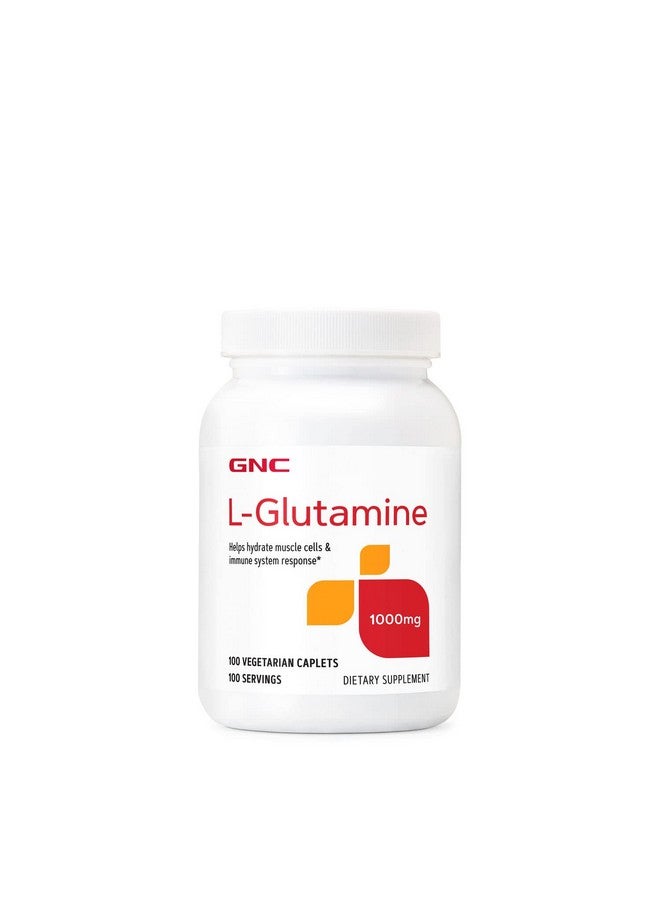 GNC L Glutamine 1000 Mg 100 Vegetarian Caplets - Image 2