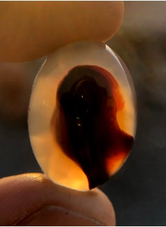 HADI Natural Sulaimani Aqeeq - 16.2ct - 20 x 15mmm  - Image 4