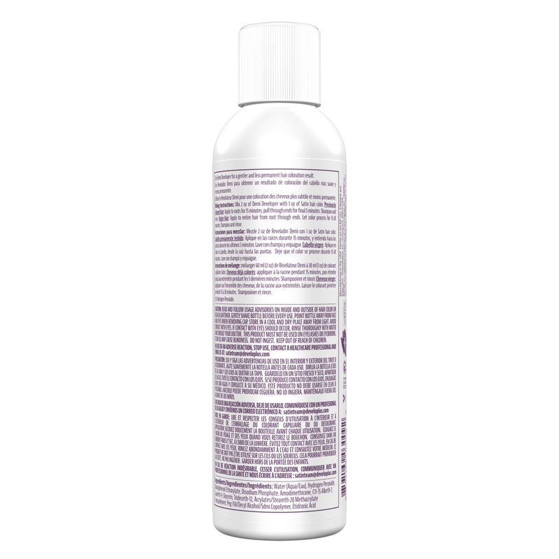 Developlus Satin Demi Processing Gel, 6 oz., Formulated Specifically for Satin Professional Hair Color, Enhance Hair Softness and Shine, Cruelty-Free Formula - Image 2