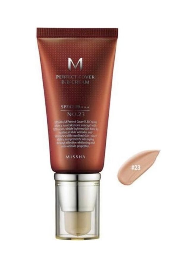 ميشا إم كريم بي بي لتغطية مثالية مزود بعامل الوقاية من الشمس SPF42 بيج - Image 2
