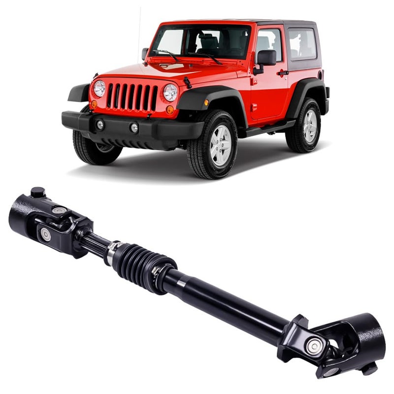 VORGENS 425289 Steering Shaft Lower Intermediate Steering Column Shaft Compatible with Jeep Wrangler 20072019 Wrangler JK 2018