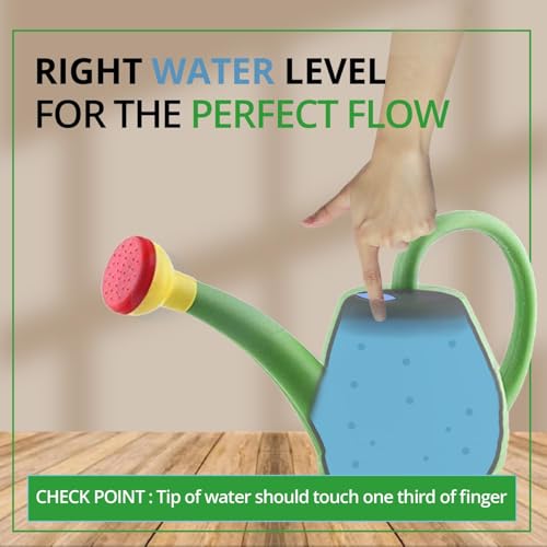 Klassic KWC-04 New Premium Watering Can (Green,1.8 Litre) Plastic Green Water Can with Sprayer for Plants/Garden | Indoor Outdoor Watering Shower Can | Sprinkler for Plants | Water Spray Can - Image 3