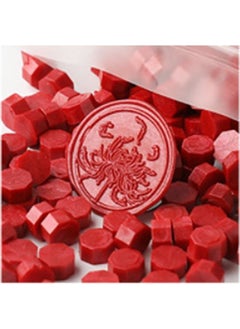 Profisher Seal Wax 300 Beads for 100 Invitations Model: 30 Pomegranate Red  - Image 1