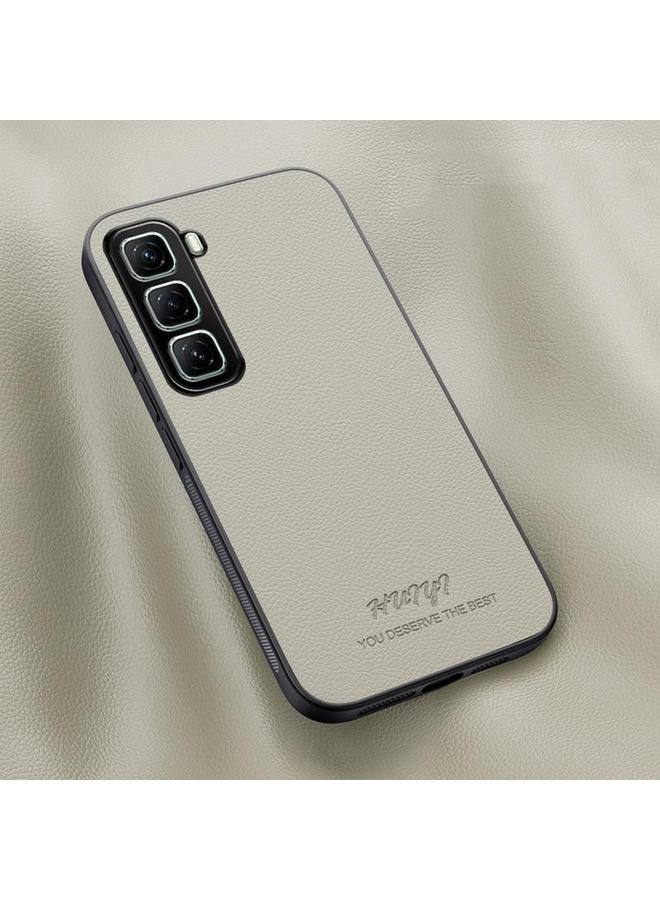 اس-توب جراب هاتف Infinix Hot 50 5G من HUIYI مصنوع من الجلد المغناطيسي - Image 1