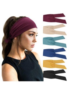 6 Pcs Adjustable Headbands For Women Knotted Headbands Elastic Non-Slip Fashion Hair Bands For Workout Sports Running Yoga - pzsku/ZA25B574462F270EBD5ECZ/45/_/1735213873/b29007b1-ea43-4a4d-be58-c6772bea613f