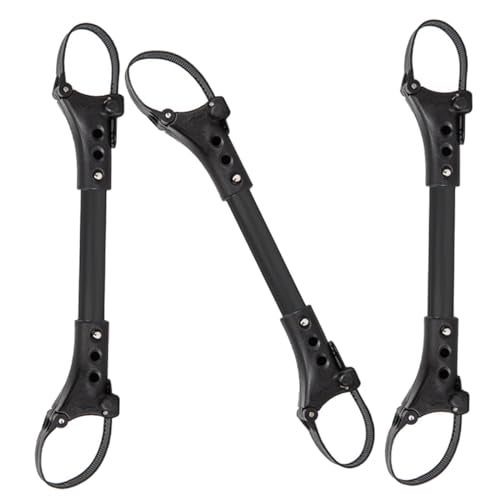 ROMIRUS Universal Stroller Cart Connectors Stroller Side by Side Pushchair Connectors Twin Stroller Connectors Pack of 3 - Image 1