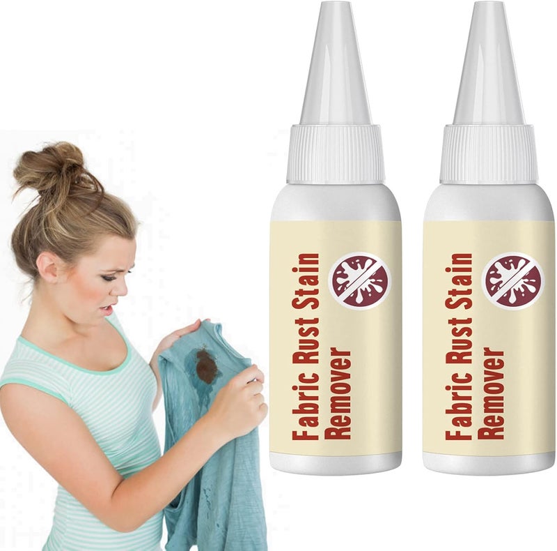woobles Emergency Stain Rescue Stain Remover,Fabric Rust Stain Remover Strong Clothes Rust Remover,Waterless Clothing Cleaner,Quick And Easy Dirt Spot Removal for Laundry (30ml, 2PCS) 1 Count (Pack of 1) 2PCS - Image 1