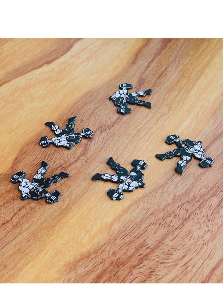 5 قطع شارة كمال اجسام - Image 3