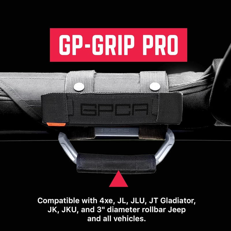 GPCA GP Grip Grab Handles - Durable Aluminum Jeep Accessories with Utility Pockets - Image 2