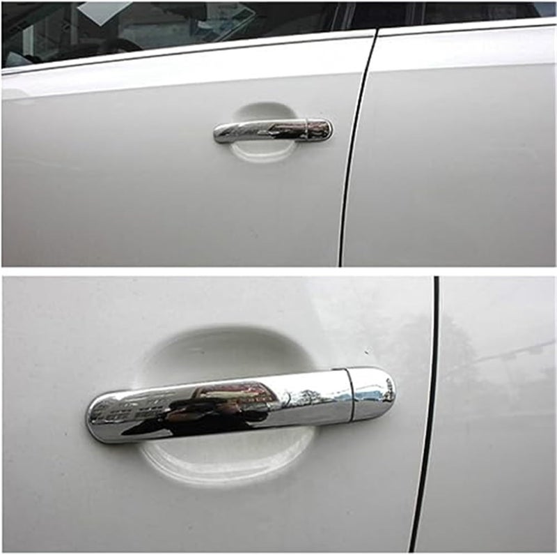 Wivplex Black Car Door Handle Covers for Seat Leon MK2 - Image 2
