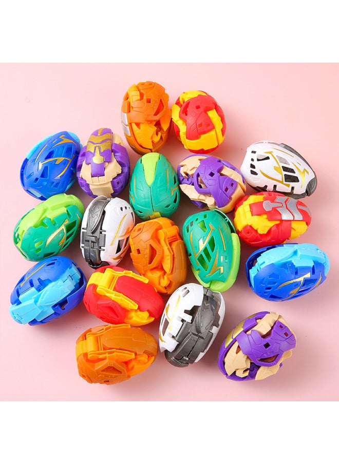 null - Children's Deformed Dinosaur Egg Toy Simulation Dinosaur Deformed Egg Boy Deformed Gashapon Kindergarten Small Gift Wholesale-Color:Transformed Dinosaur Eggs - Image 1